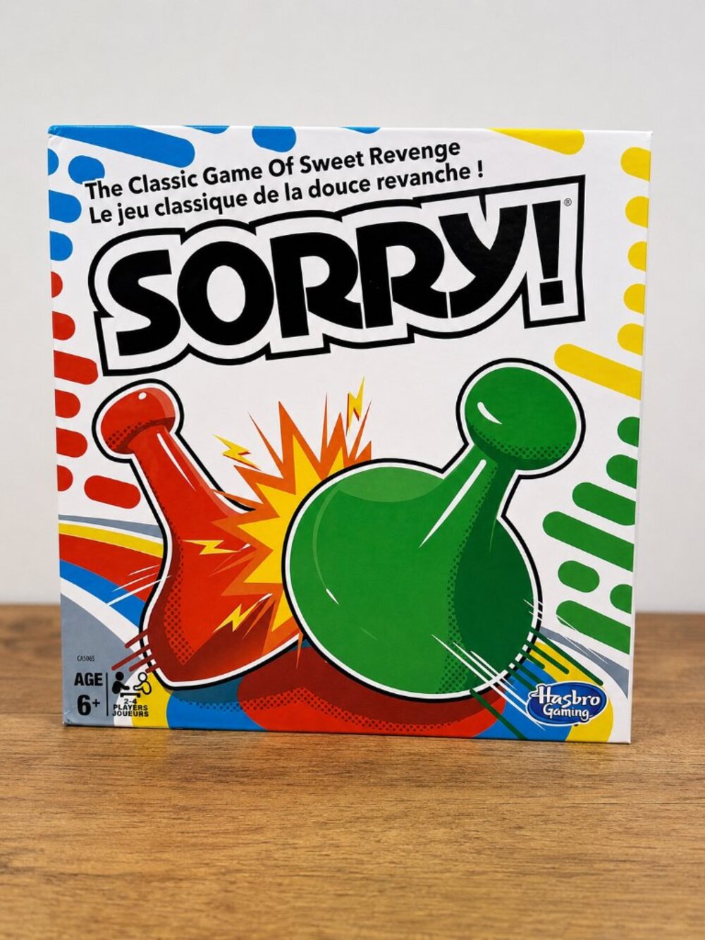 Hasbro Sorry! Classic Family Board Game Complete 2020 2-4 Players